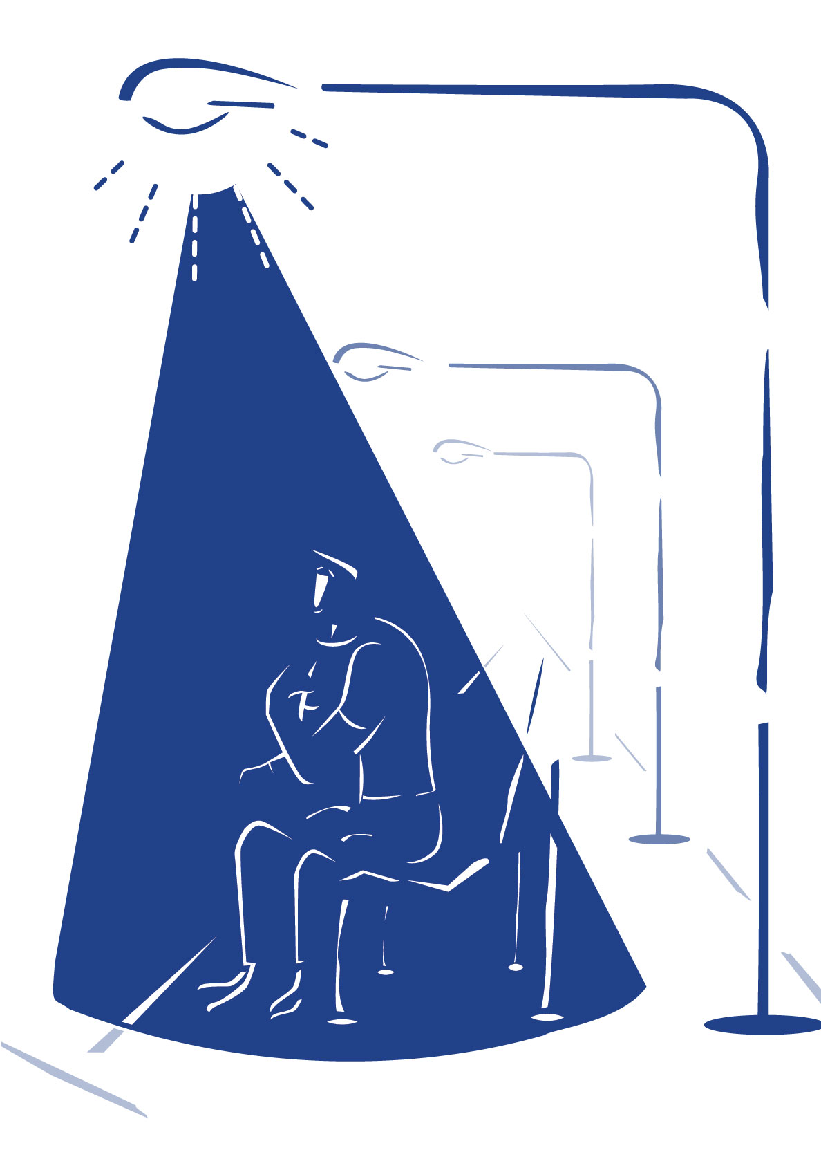 Iteration of thinker illustration